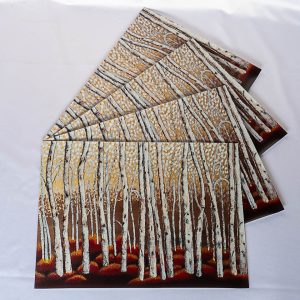 Birch Forest Placemats - set of 4
